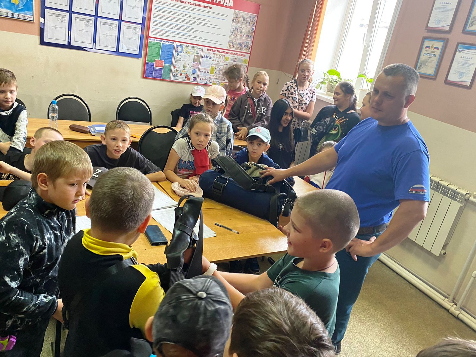 Экскурсия в пожарную часть..