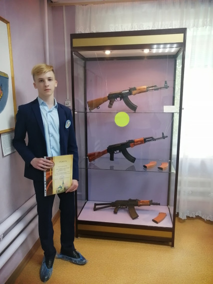 Выставка работ учащихся в музее.